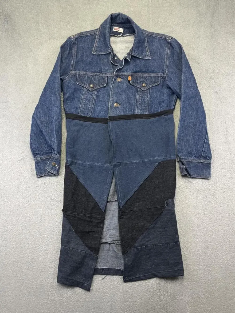Vintage 80’s Levi’s Orange Tab Denim Jacket Reworked